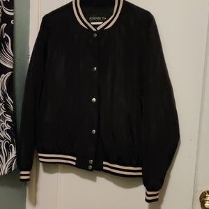 Plus size bomber jacket